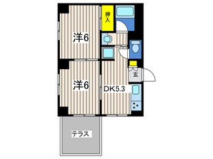 六角橋ＫＯシティⅢの物件間取画像